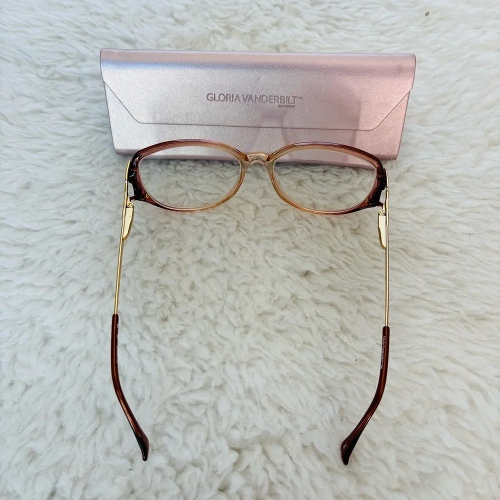 Gloria Vanderbilt Zyloware 265 Women's Multicolor Glasses Frame Only w/ case